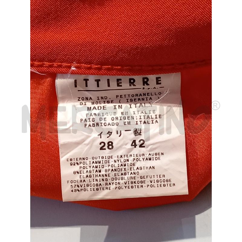 PANTALONE DONNA VERSACE JEANS COUTURE ROSSO  | Mercatino dell'Usato Moncalieri bengasi 5