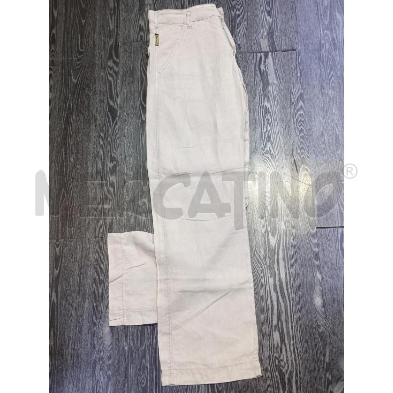 PANTALONE UOMO ARMANI JEANS BEIGE LINO | Mercatino dell'Usato Moncalieri bengasi 4