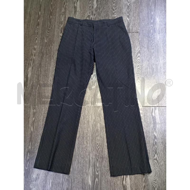 PANTALONE UOMO DANIELE ALESSANDRINI NERO RIGHE | Mercatino dell'Usato Moncalieri bengasi 1