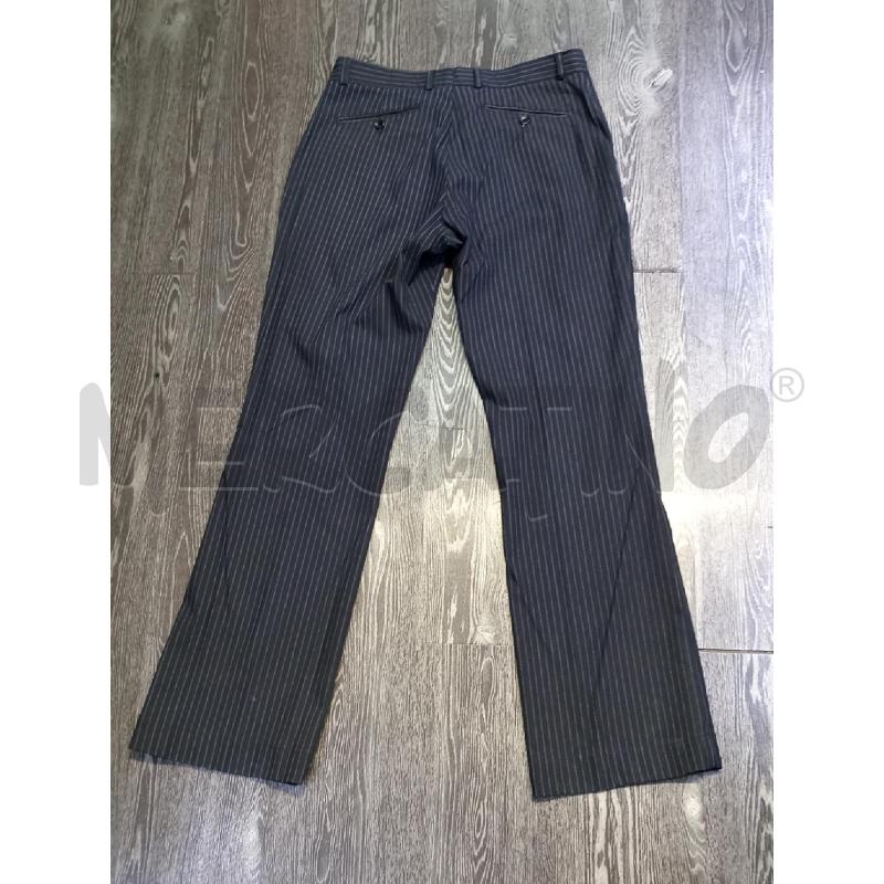 PANTALONE UOMO DANIELE ALESSANDRINI NERO RIGHE | Mercatino dell'Usato Moncalieri bengasi 2