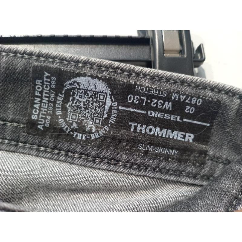 PANTALONE UOMO DIESEL NERO JEANS | Mercatino dell'Usato Moncalieri bengasi 5