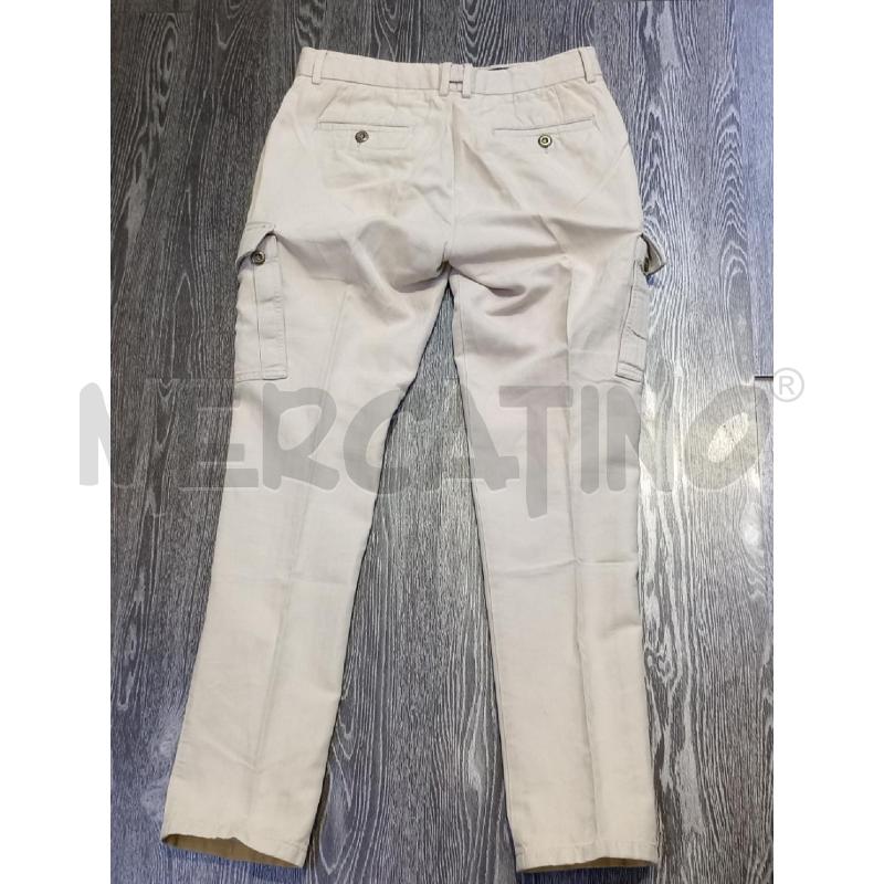 PANTALONE UOMO HACKETT LONDON BEIGE CON TASCONI  | Mercatino dell'Usato Moncalieri bengasi 2