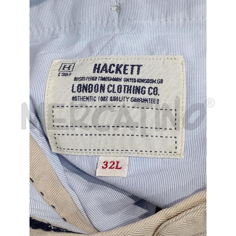 PANTALONE UOMO HACKETT LONDON BEIGE CON TASCONI  | Mercatino dell'Usato Moncalieri bengasi 5