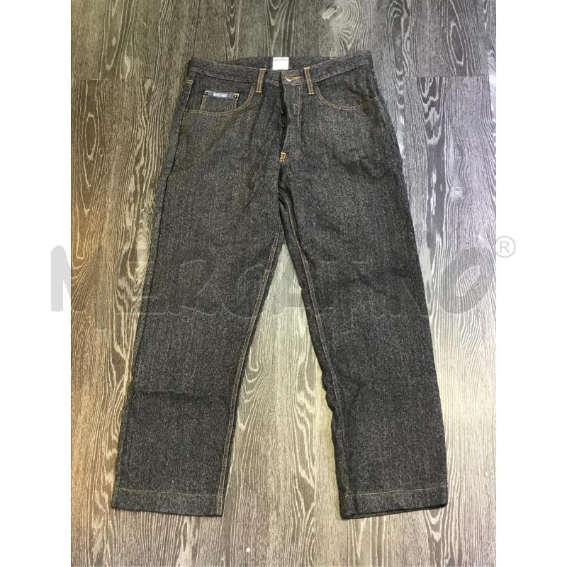 PANTALONE UOMO MOSCHINO JEANS GRIGIO IMPUNTURE ARANCIONI  | Mercatino dell'Usato Moncalieri bengasi 1