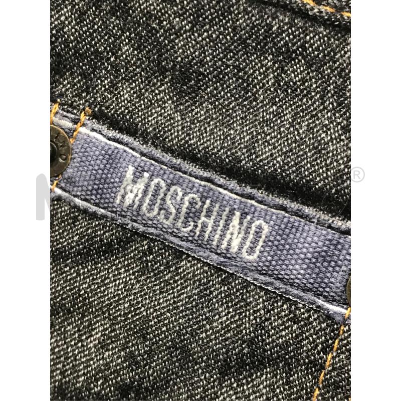 PANTALONE UOMO MOSCHINO JEANS GRIGIO IMPUNTURE ARANCIONI  | Mercatino dell'Usato Moncalieri bengasi 4