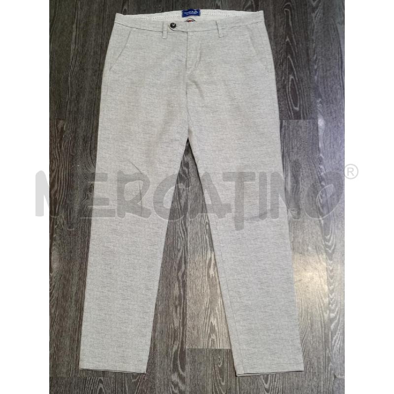 PANTALONE UOMO TRIPLEA BEIGE PUNTINATO  | Mercatino dell'Usato Moncalieri bengasi 1