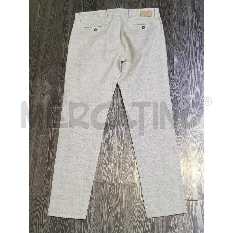 PANTALONE UOMO TRIPLEA BEIGE PUNTINATO  | Mercatino dell'Usato Moncalieri bengasi 2