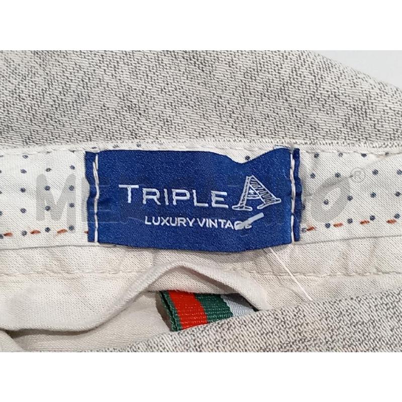 PANTALONE UOMO TRIPLEA BEIGE PUNTINATO  | Mercatino dell'Usato Moncalieri bengasi 5