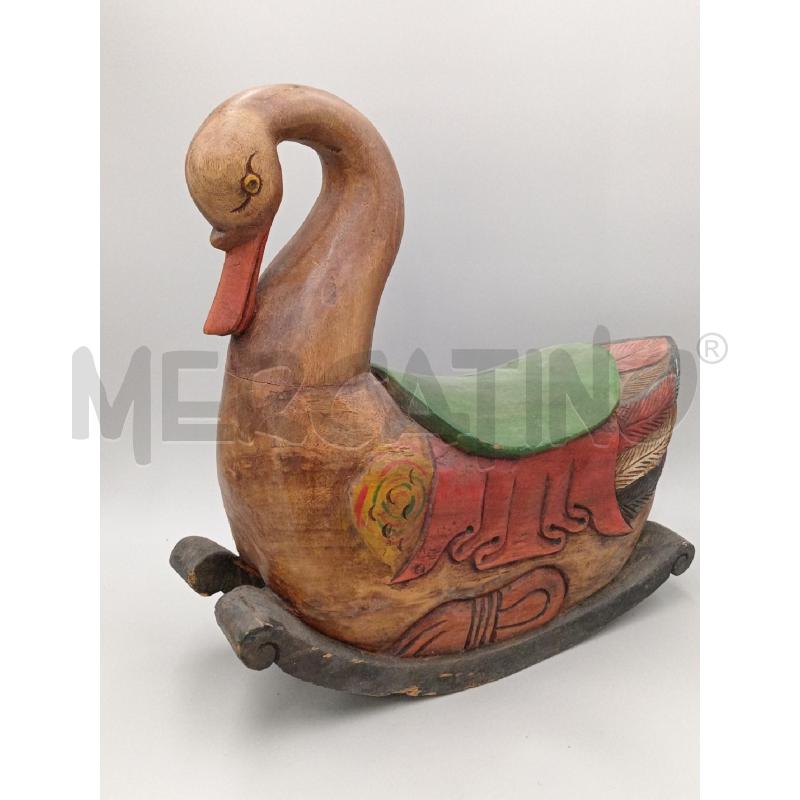 PAPERELLA A DONDOLO LEGNO MASSELLO CM 50 X 45 | Mercatino dell'Usato Moncalieri bengasi 3
