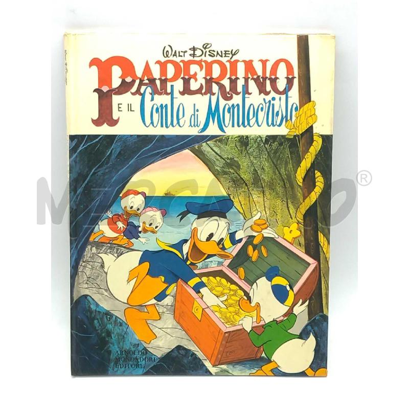 PAPERINO E IL CONTE DI MONTECRISTO WALT DISNEY MONDADORI 1 EDIZIONE 1973 | Mercatino dell'Usato Moncalieri bengasi 1