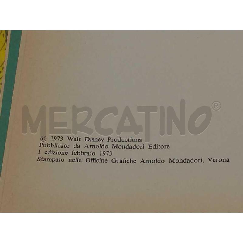 PAPERINO E IL CONTE DI MONTECRISTO WALT DISNEY MONDADORI 1 EDIZIONE 1973 | Mercatino dell'Usato Moncalieri bengasi 3