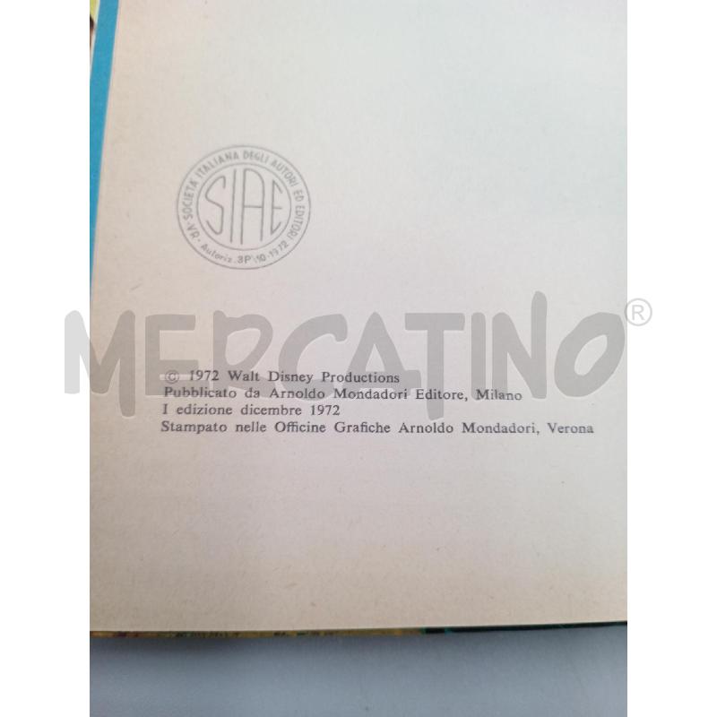 PAPERIN DI TARASCONA WALT DISNEY MONDADORI 1 EDIZIONE 1972 | Mercatino dell'Usato Moncalieri bengasi 3