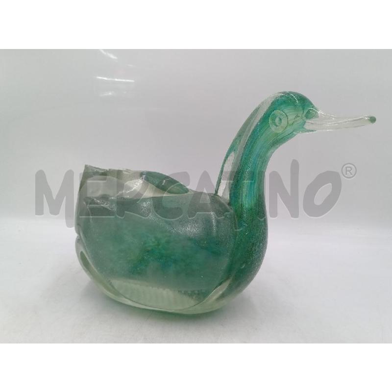 PAPEROTTO VETRO ACIDATO VERDE CODA SBECCATA | Mercatino dell'Usato Moncalieri bengasi 1