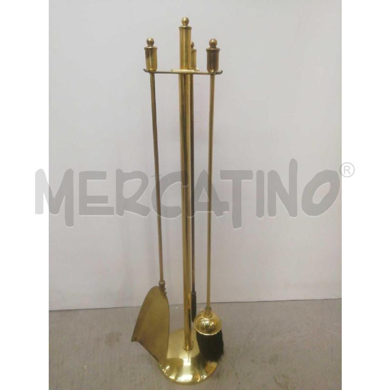 PARA FIAMMA E KIT 3PZ PER CAMINO METALLO OTTONE  | Mercatino dell'Usato Moncalieri bengasi 3