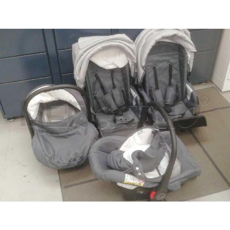 PASSEGGINO TRIO GEMELLARE BOOSTER LIGHT  | Mercatino dell'Usato Moncalieri bengasi 5