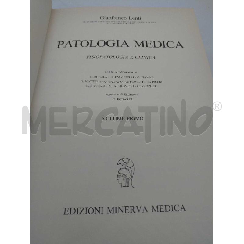 PATOLOGIA MEDICA 2 VOL. MINERVA MEDICA 1975 | Mercatino dell'Usato Moncalieri bengasi 2