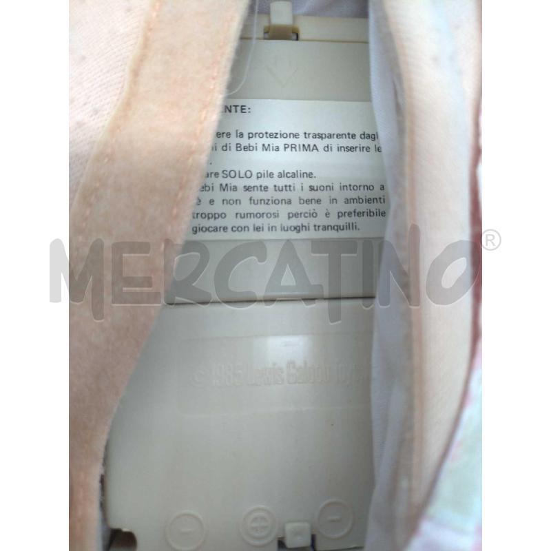 PELUCHE BAMBOLA BEBI MIA CON VESTITINI  | Mercatino dell'Usato Moncalieri bengasi 5