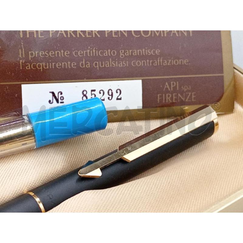 PENNA A SFERA PARKER ARROW NERA SATINATA C/SCATOLA E CUSTODIA  | Mercatino dell'Usato Moncalieri bengasi 3