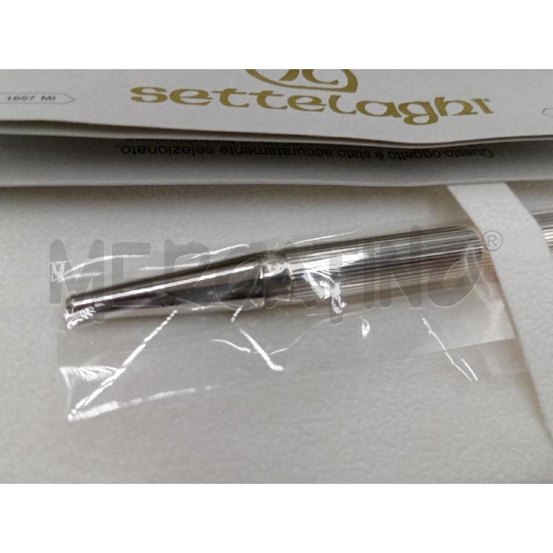 PENNA A SFERA SETTELAGHI METALLO CROMATO C/SCATOLA | Mercatino dell'Usato Moncalieri bengasi 3
