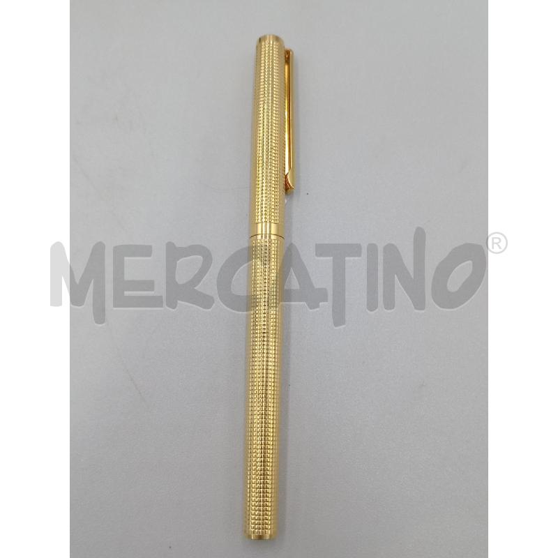 PENNA STILOGRAFICA DORATA CON SCATOLA PIELLE | Mercatino dell'Usato Moncalieri bengasi 2