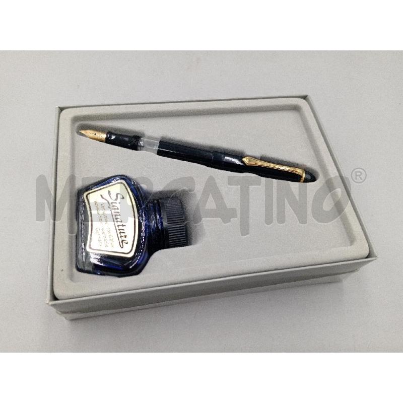 PENNA STILOGRAFICA NERA VINTAGE C/INCHIOSTRO E SCATOLA | Mercatino dell'Usato Moncalieri bengasi 1