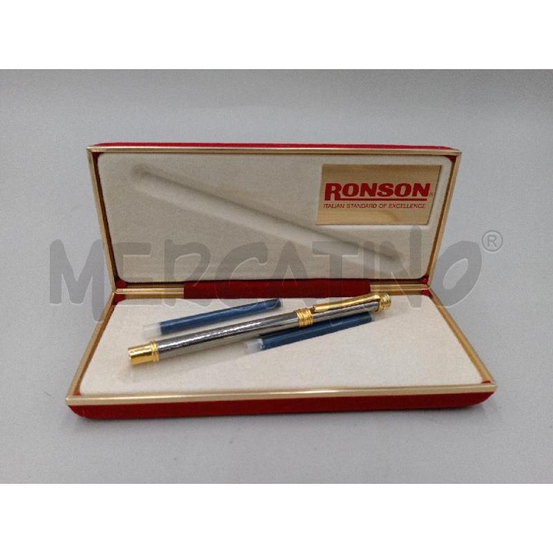 PENNA STILOGRAFICA RONSON C/SCATOLA E 2 CARTUCCE  | Mercatino dell'Usato Moncalieri bengasi 1