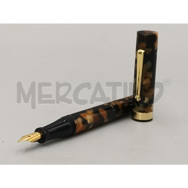 PENNA STILOGRAFICA STIPULA VINTAGE RESINA MACULATA  | Mercatino dell'Usato Moncalieri bengasi 1