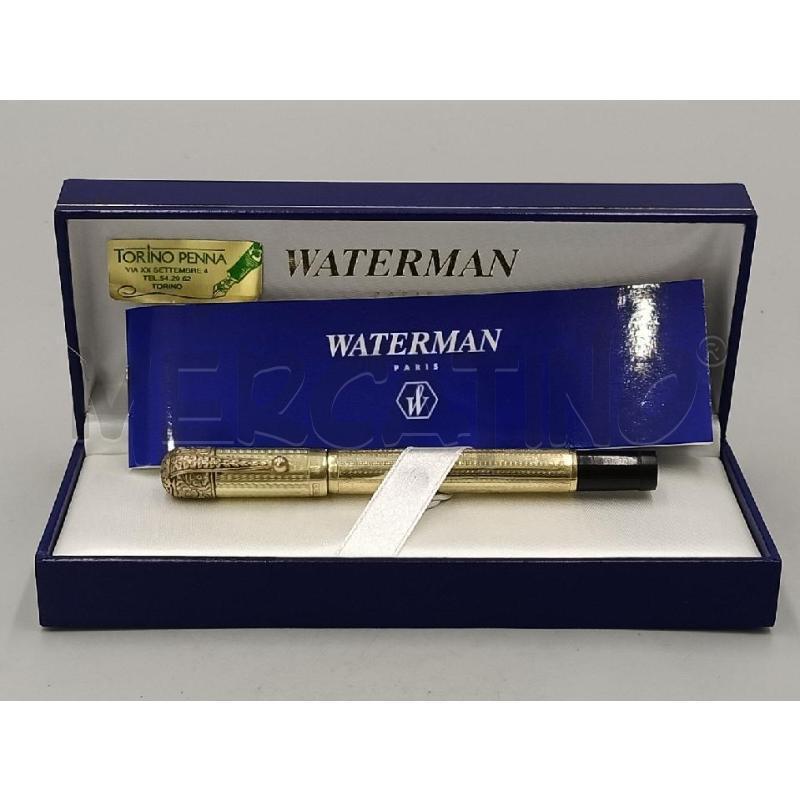 PENNA STILOGRAFICA WATERMAN IDEAL 18 KR C/PENNINO RETRATTILE  | Mercatino dell'Usato Moncalieri bengasi 1