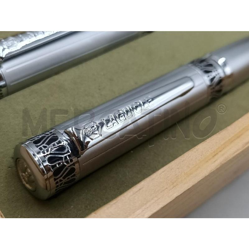 PENNE SFERA/STILO LAGUIOLE NUOVE C/SCATOLA DI LEGNO  | Mercatino dell'Usato Moncalieri bengasi 2