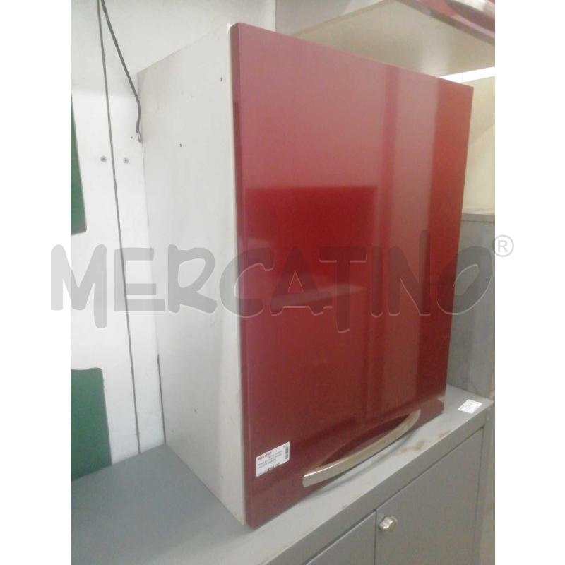PENSILE CUCINA ROSSO LACCATO GRANDE | Mercatino dell'Usato Moncalieri bengasi 1
