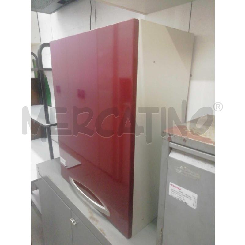 PENSILE CUCINA ROSSO LACCATO GRANDE | Mercatino dell'Usato Moncalieri bengasi 3