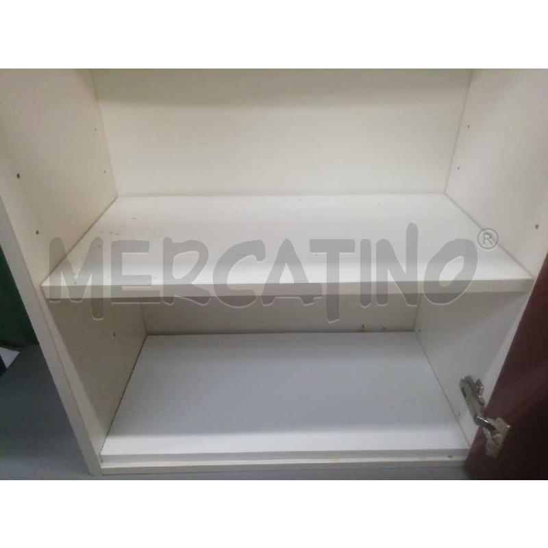 PENSILE CUCINA ROSSO LACCATO GRANDE | Mercatino dell'Usato Moncalieri bengasi 5