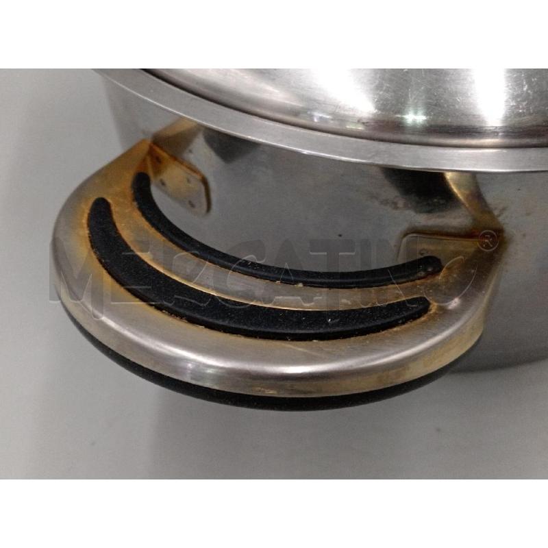 PENTOLA CM 26 INOX DOPPIO FONDO CON COPERCHIO | Mercatino dell'Usato Moncalieri bengasi 2