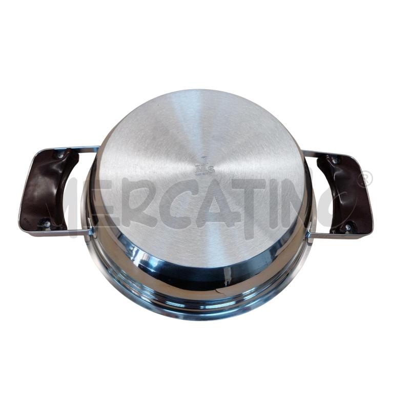 PENTOLA INOX DOPPIO FONDO COFFRET + COPERCHIO CM 26 | Mercatino dell'Usato Moncalieri bengasi 4