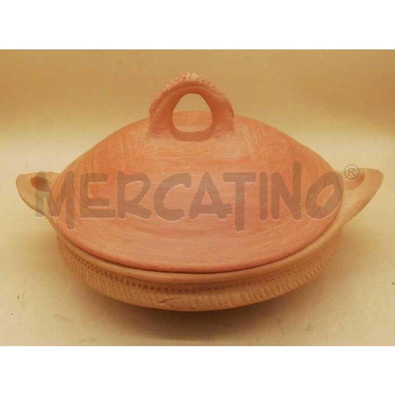 PENTOLA TERRACOTTA CON COPERCHIO | Mercatino dell'Usato Moncalieri bengasi 1