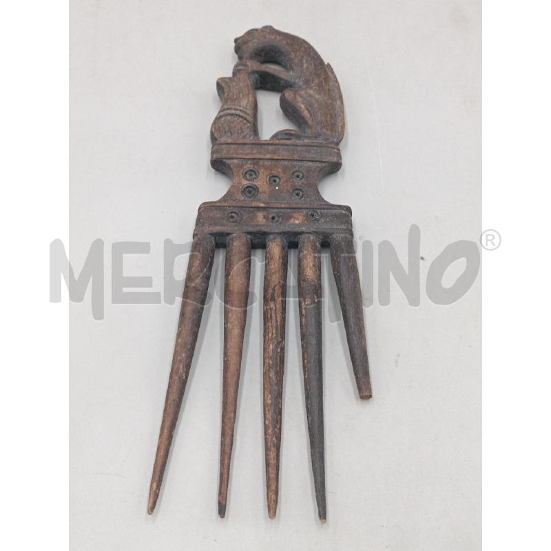 PETTINE LEGNO COPPIA ANIMALETTO | Mercatino dell'Usato Moncalieri bengasi 2
