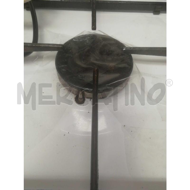 PIANO COTTURA GAS 4 FUOCHI BIANCO LUCIDO  | Mercatino dell'Usato Moncalieri bengasi 3