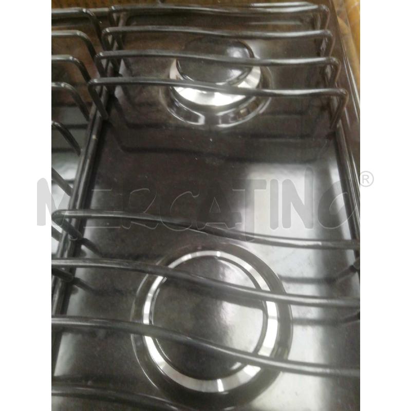 PIANO COTTURA GAS BOMPANI NERO 4 FUOCHI ACC GARAGE  | Mercatino dell'Usato Moncalieri bengasi 4
