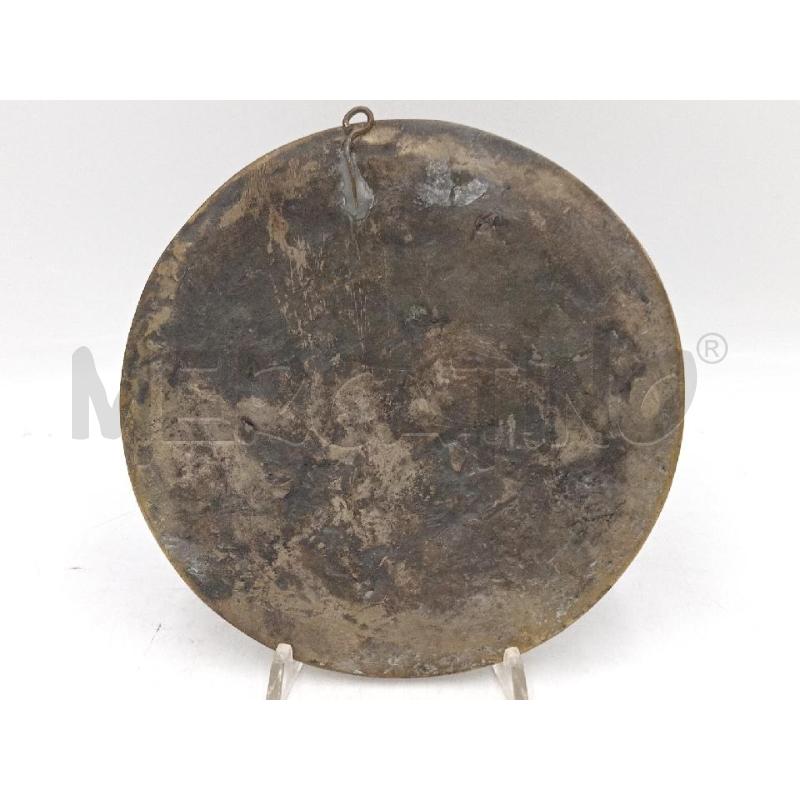 PIASTRA BRONZO FIGURA CLASSICA  | Mercatino dell'Usato Moncalieri bengasi 2