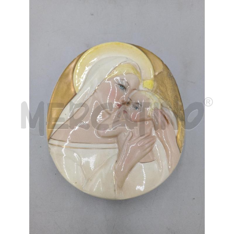 PIASTRA LENCI CERAMICA MADONNA DA RESTAURARE  | Mercatino dell'Usato Moncalieri bengasi 1
