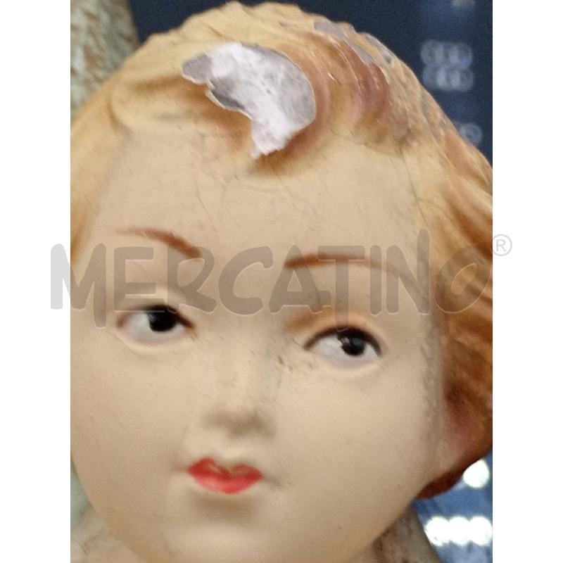 PIASTRA VETRO CON MADONA E BIMBO GESSO | Mercatino dell'Usato Moncalieri bengasi 2
