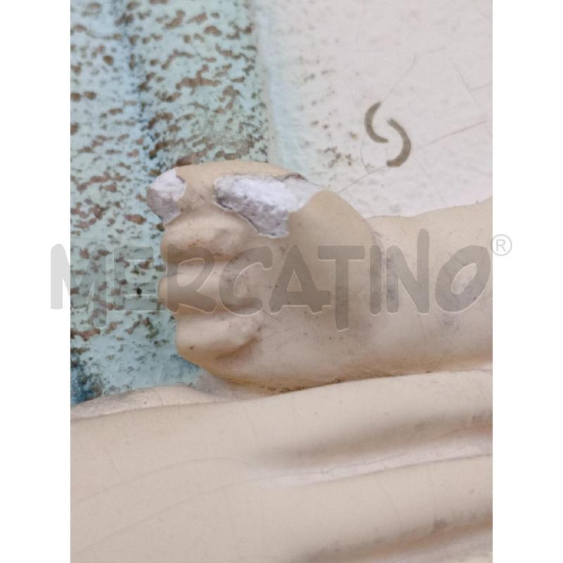 PIASTRA VETRO CON MADONA E BIMBO GESSO | Mercatino dell'Usato Moncalieri bengasi 3