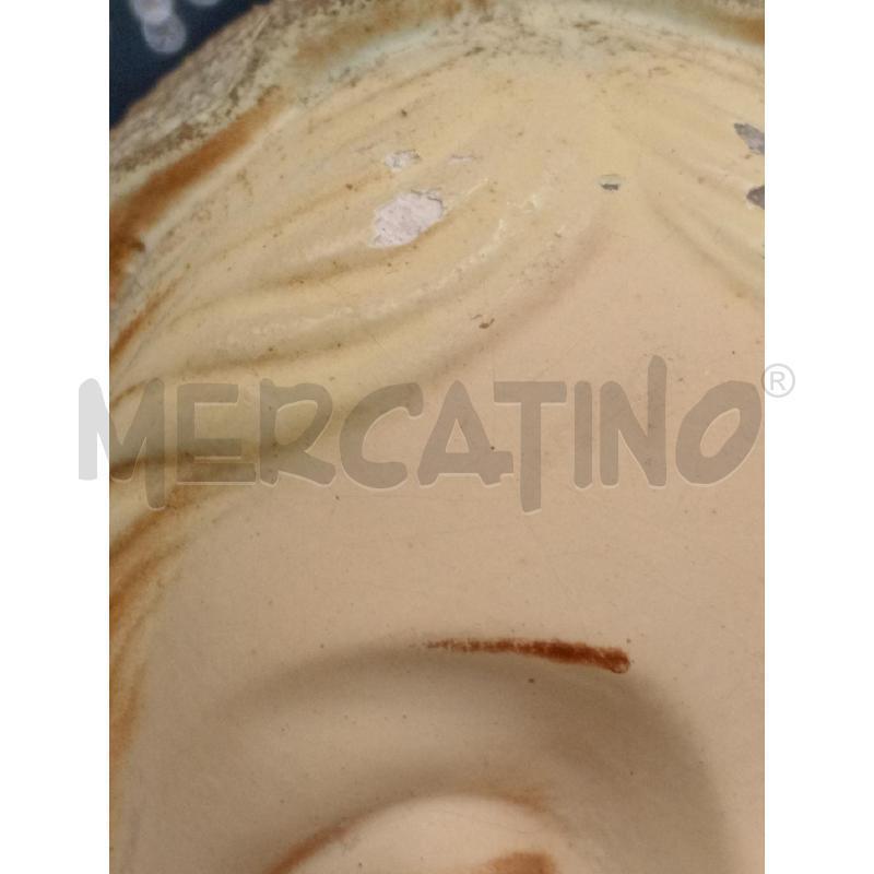 PIASTRA VETRO CON MADONA E BIMBO GESSO | Mercatino dell'Usato Moncalieri bengasi 4