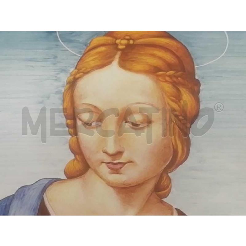 PIASTRELLA INCORNICIATA MADONNA RAFFAELLO | Mercatino dell'Usato Moncalieri bengasi 2