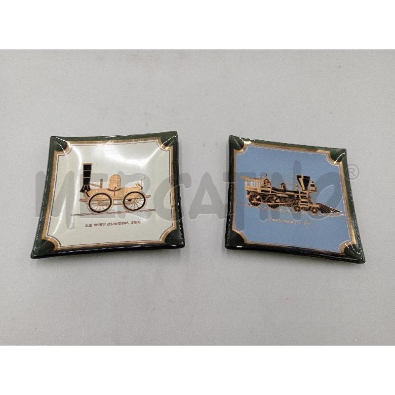 PIATTINI PZ.2 VETRO VINTAGE MADE IN USA  | Mercatino dell'Usato Moncalieri bengasi 1