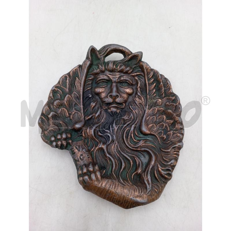 PIATTINO METALLO BRONZETTO SCULTURA LEONE  | Mercatino dell'Usato Moncalieri bengasi 1