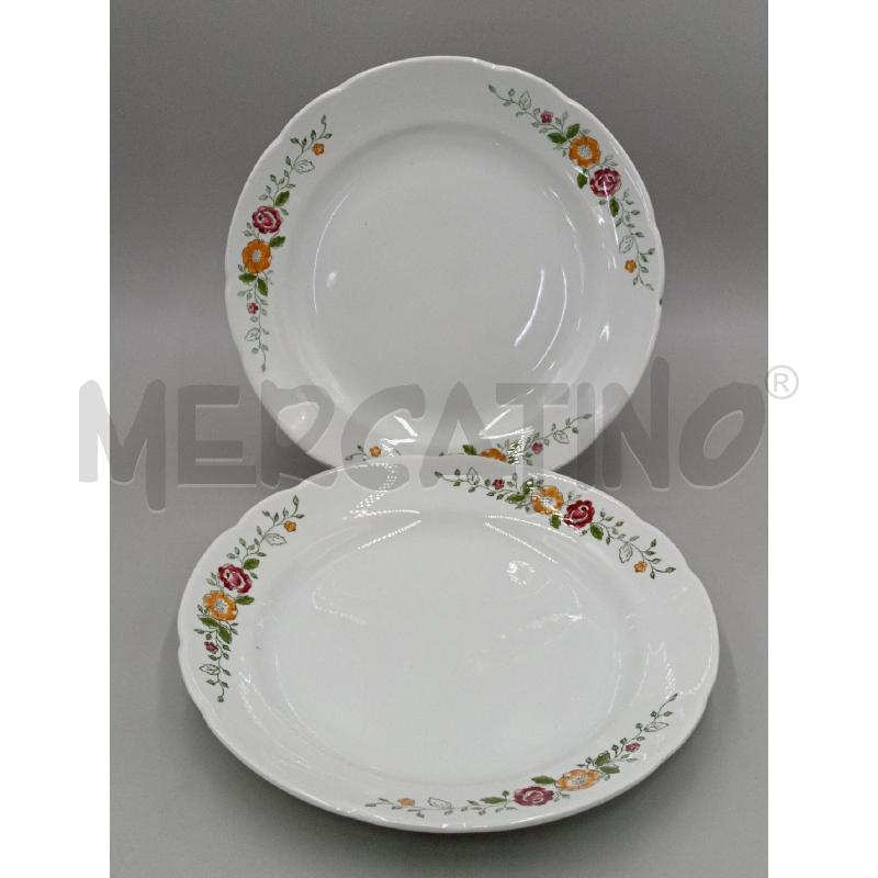 PIATTI PZ. 2 CERAMICA RICHARD GINORI FLOREALE  | Mercatino dell'Usato Moncalieri bengasi 1