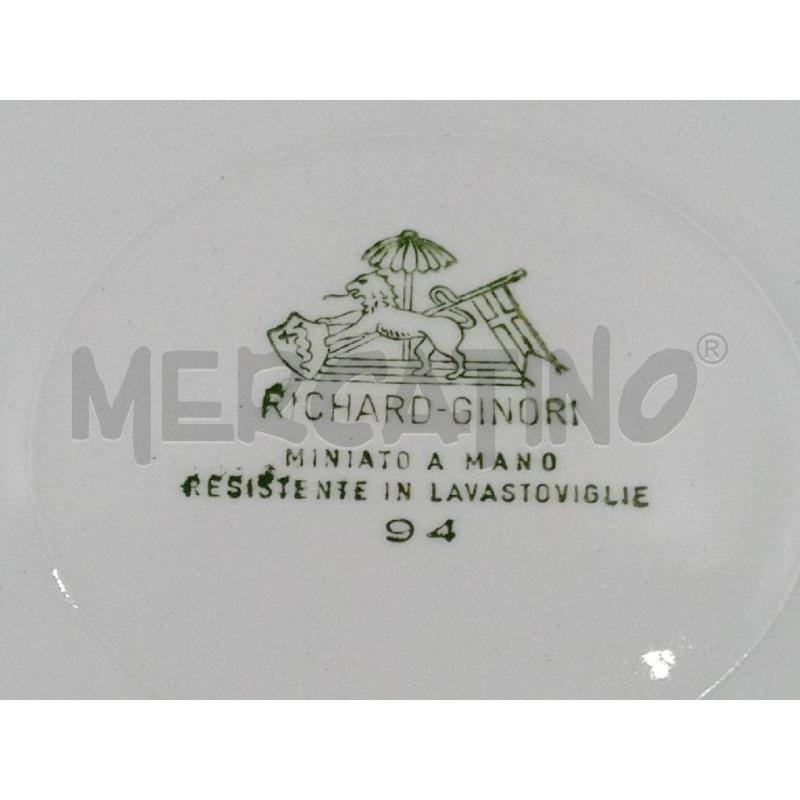 PIATTI PZ. 2 CERAMICA RICHARD GINORI FLOREALE  | Mercatino dell'Usato Moncalieri bengasi 4