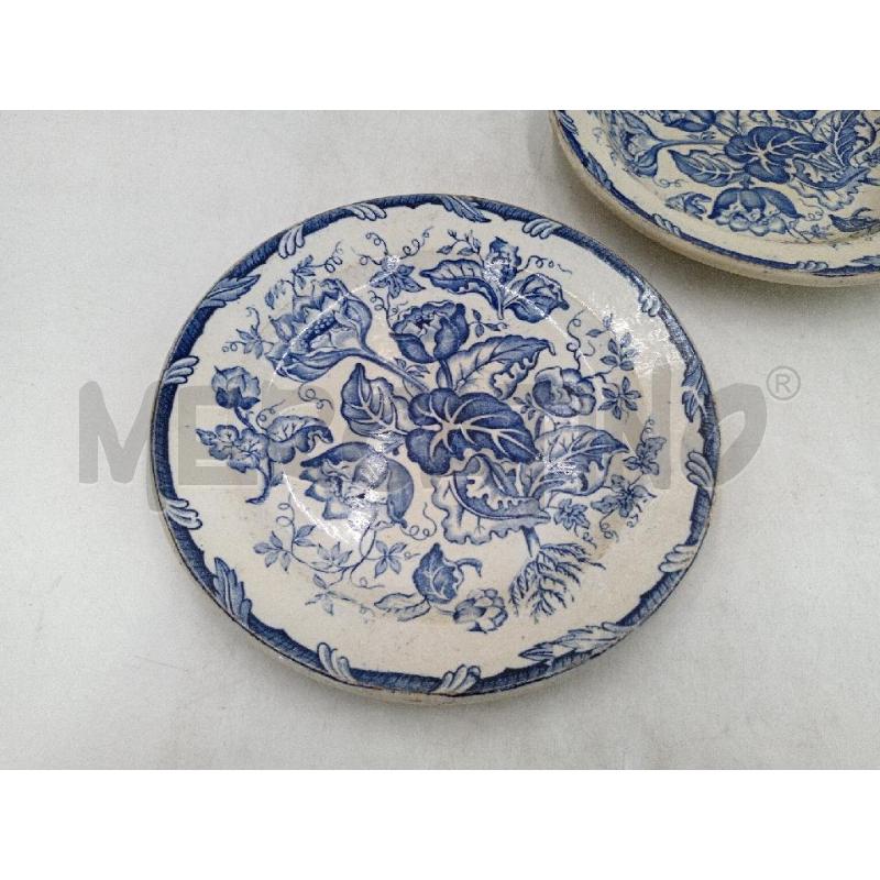 PIATTI PZ. 3 BLU BIANCO SCI CERAMICA LAVENO | Mercatino dell'Usato Moncalieri bengasi 2