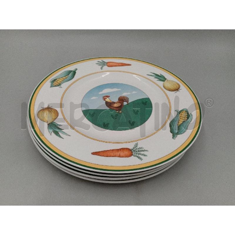 PIATTI PZ. 4 VILLEROY & BOCH A LA FERME DES ANIMAUX | Mercatino dell'Usato Moncalieri bengasi 1